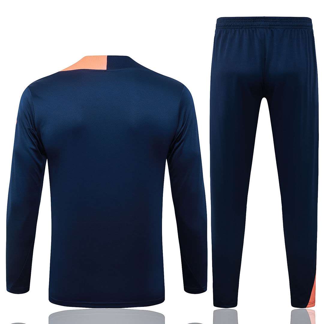 B25140# 2526 Barcelona Blue Half-Zip Set S-2XL — foto 2