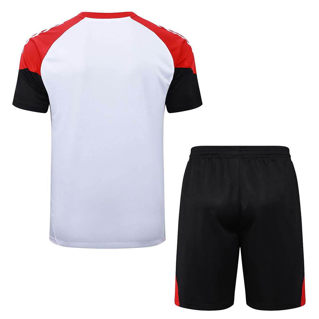 B25240# 2526 Arsenal White Short-Sleeve Suit S-2XL — foto 2