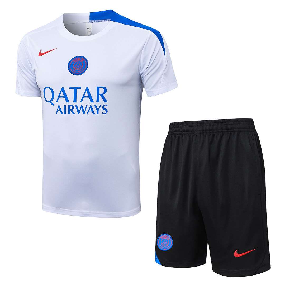 B25241# 2526 PSG White Short-Sleeve Set S-2XL — foto 1