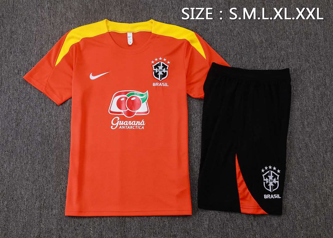 B25271# 2526 Brazilian Orange Short-Sleeve Set S-2XL — foto 3