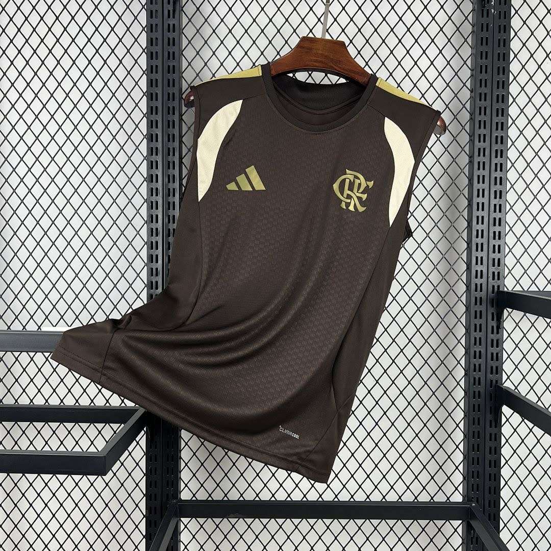 26-27 Flamengo training uniform dark brown vest S-4XL — foto 1