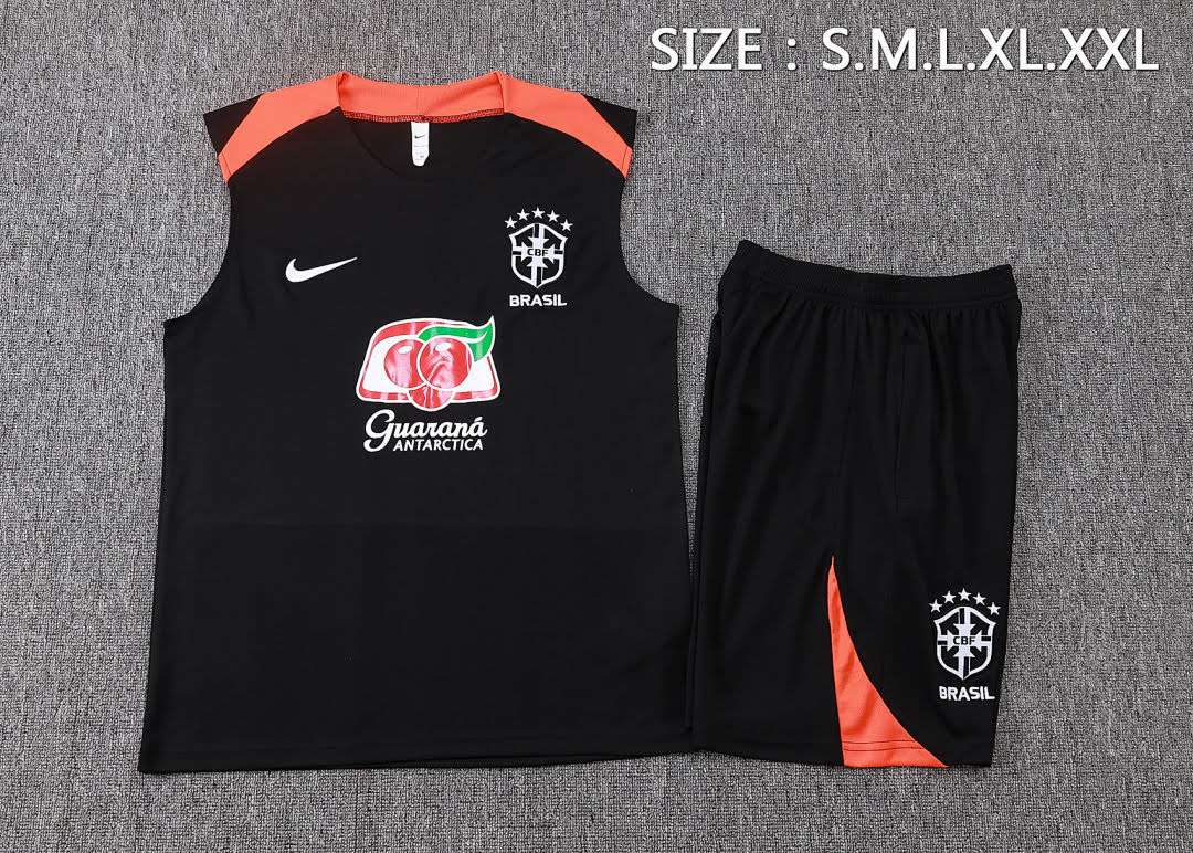 D25269# 2526 Brazil Black Vest Set S-2XL — foto 3