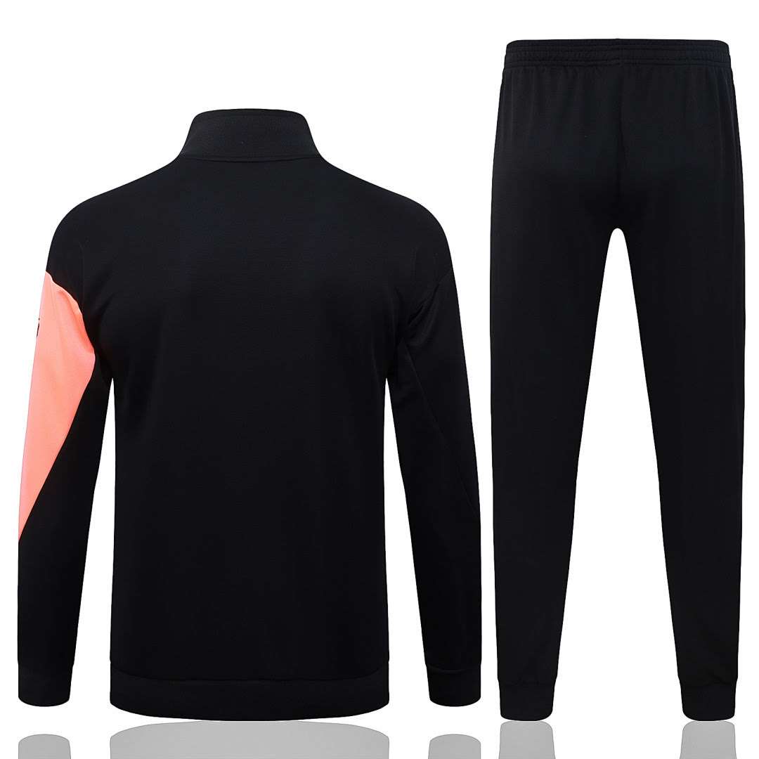 A25112# 2526 Corinthians long zipper  black and pink training kit S-XXL — foto 2