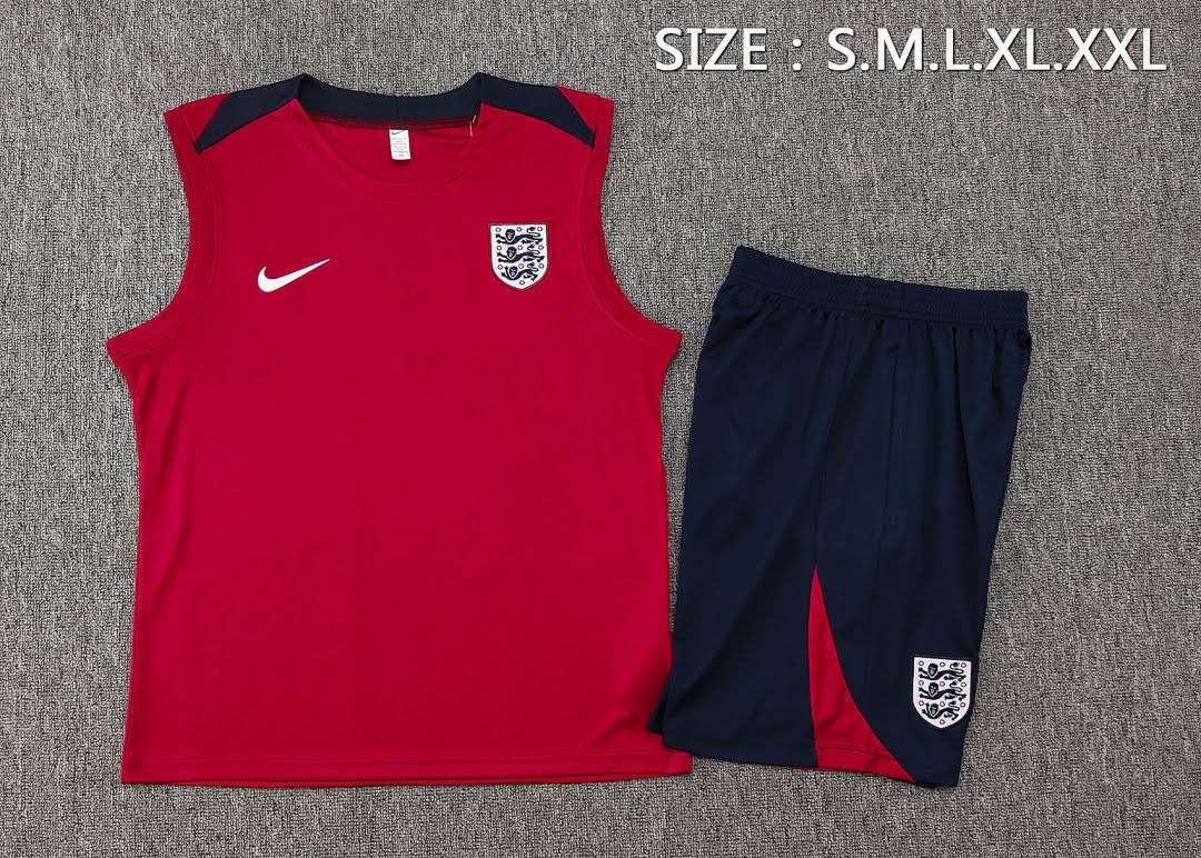 D1138# 2425 England Burgundy Vest Set S-2XL — foto 3