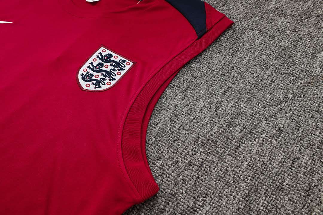 D1138# 2425 England Burgundy Vest Set S-2XL — foto 5