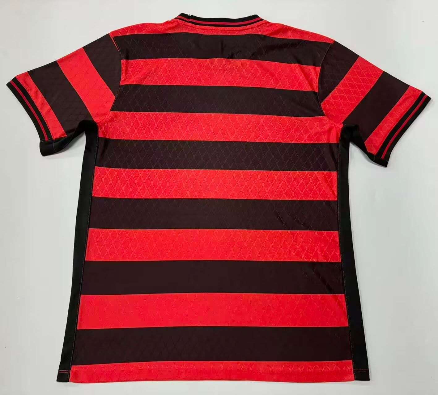 2627 Flamenco Red and Black Striped Special Edition S-4XL — foto 4