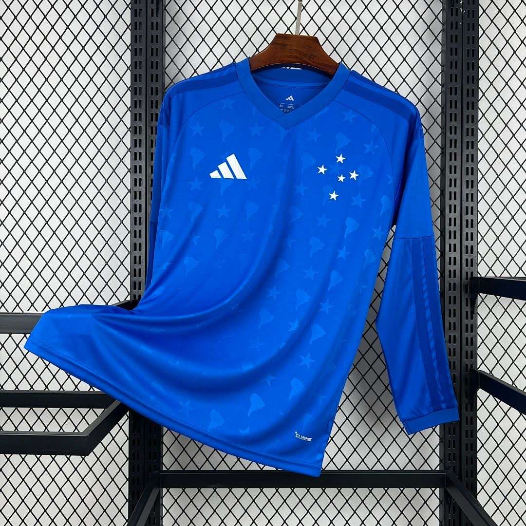 26/27 Cruzeiro Home Long Sleeve: S-4xL — foto 1