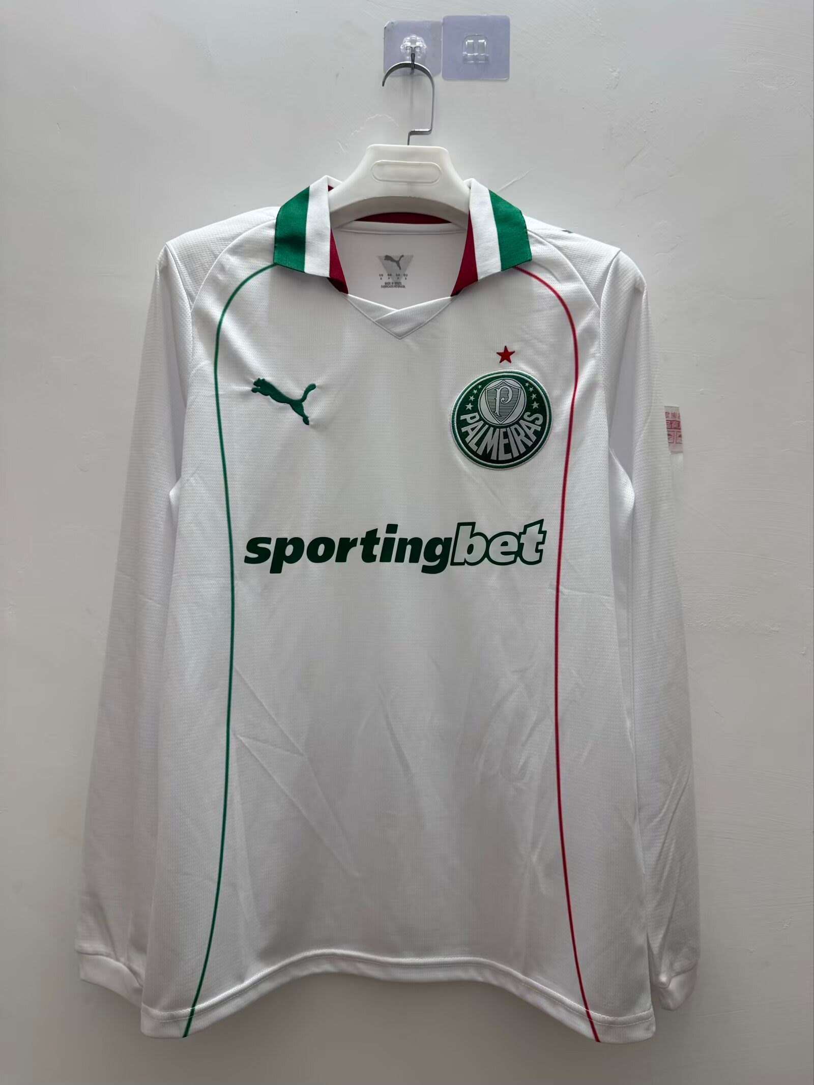 2627 Palmeiras away jersey  long sleeve S-2XL — foto 1