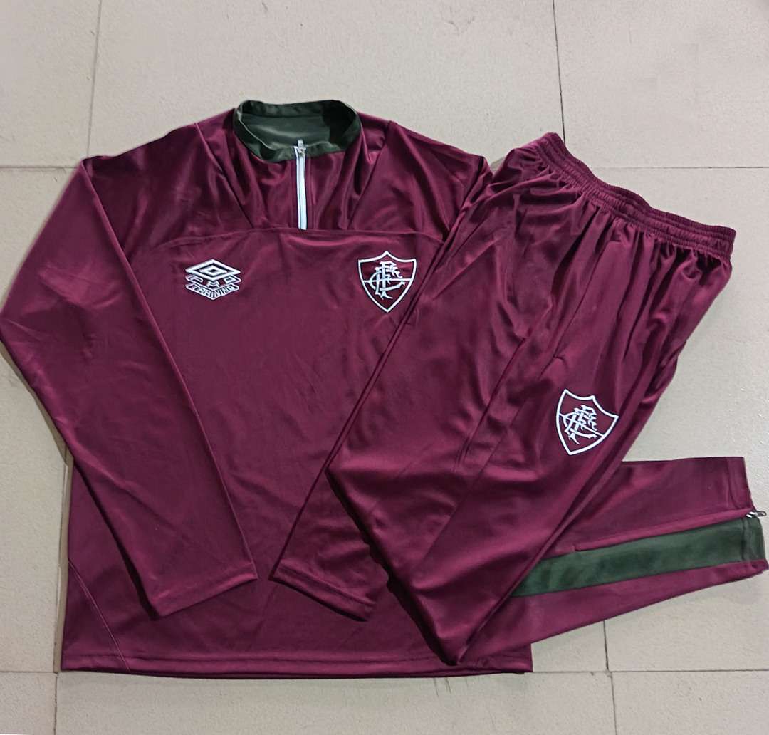 B25157# 2526 Fluminense Maroon Half-Zip Set S-2XL — foto 4