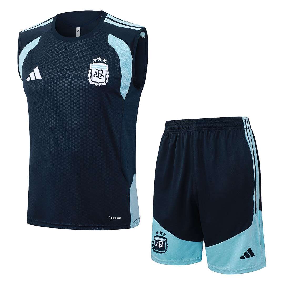 D26004# 2627 Argentina Royal Blue Vest Set S-2XL — foto 1