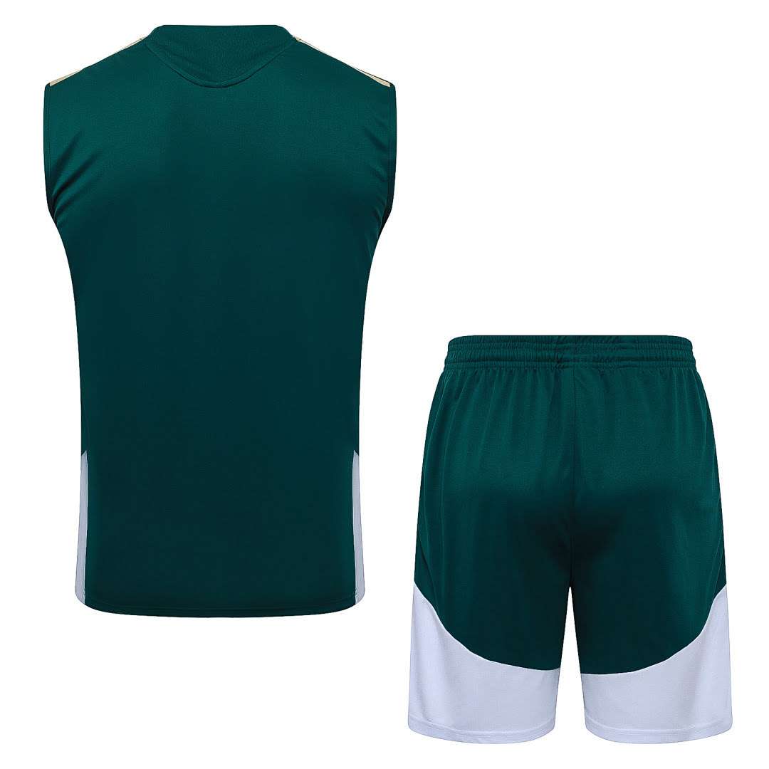 D26009# 2627 Italian Dark Green Vest Set S-2XL — foto 2