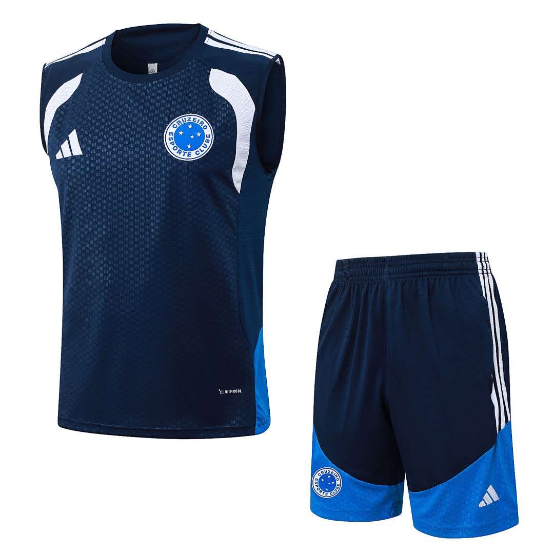 D26012# 2627 Cruzeiro Royal Blue Vest Set S-2XL — foto 1