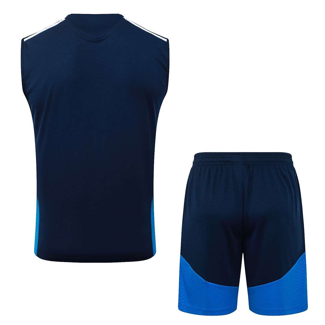 D26012# 2627 Cruzeiro Royal Blue Vest Set S-2XL — foto 2
