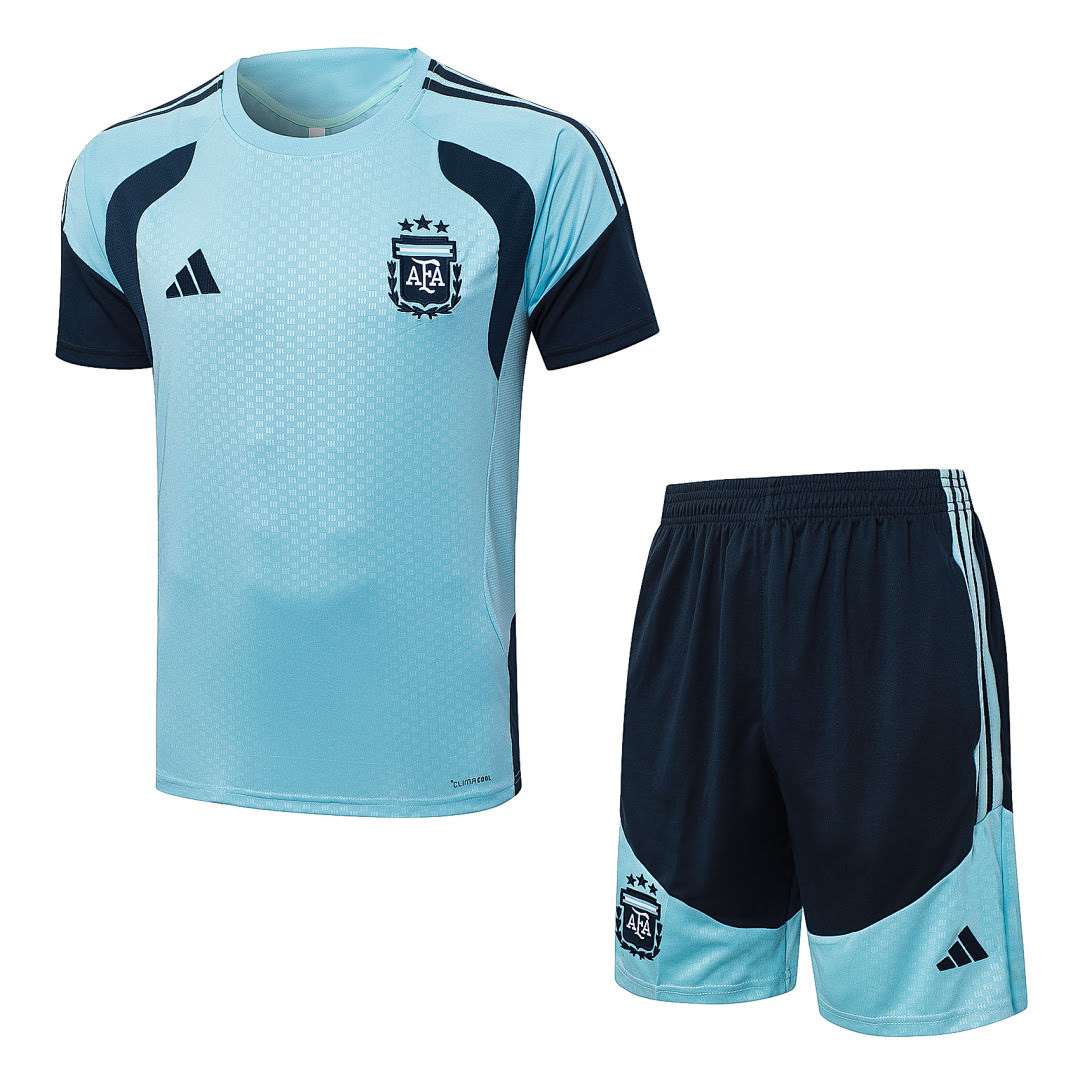 J26001# 2627 Argentina Light Blue Short-Sleeve Suit S-2XL — foto 1