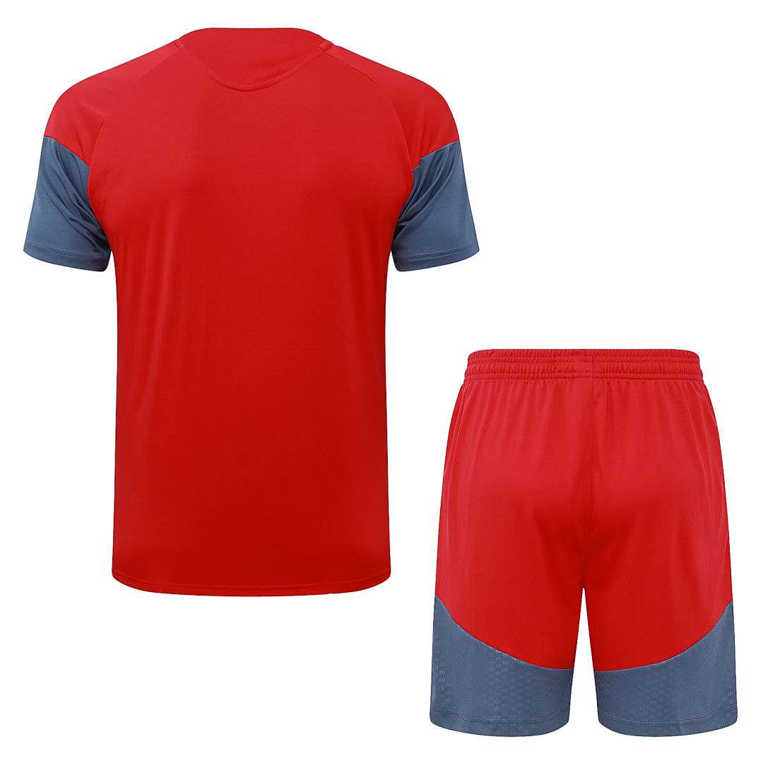 J26015# 2627 Brazil International Red Short-Sleeve Suit S-2XL — foto 2