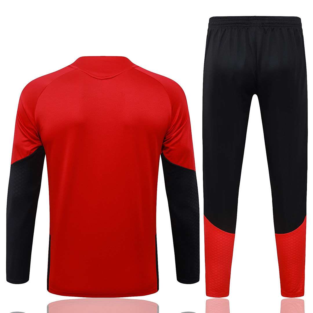 B26006# 2627 German Red Half-Zip Suit S-2XL — foto 2