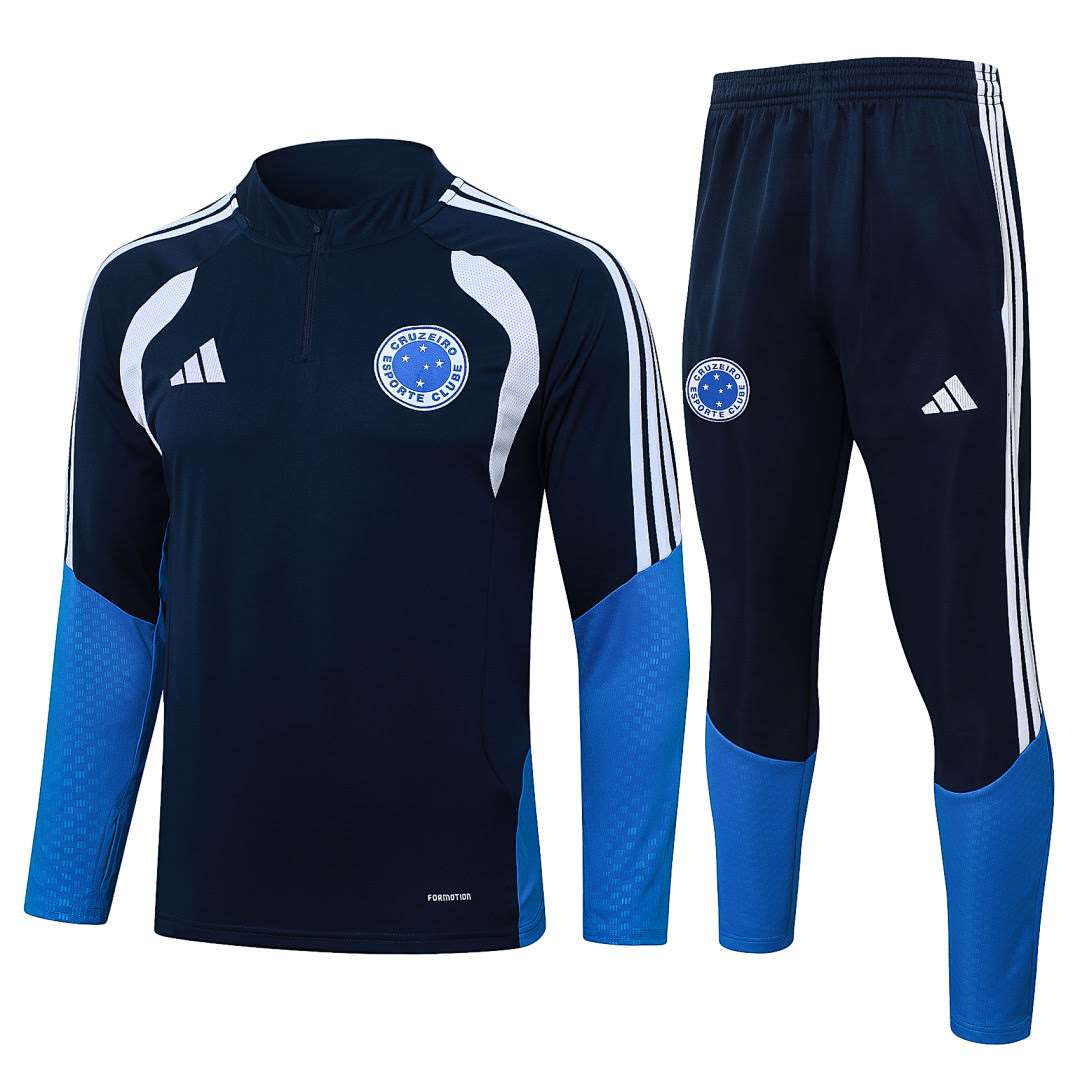 B26010# 2627 Cruzeiro Royal Blue Half-Zip Suit S-2XL — foto 1