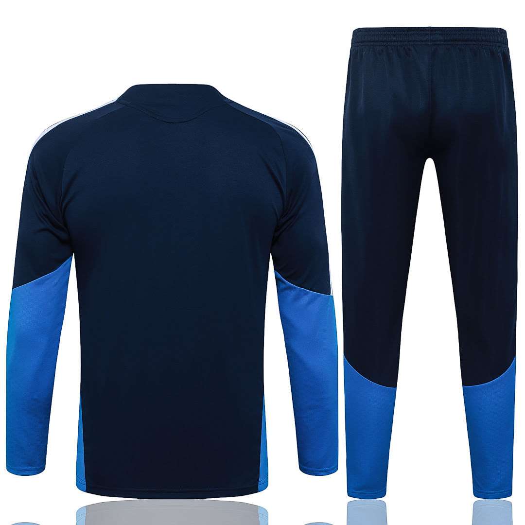 B26010# 2627 Cruzeiro Royal Blue Half-Zip Suit S-2XL — foto 2