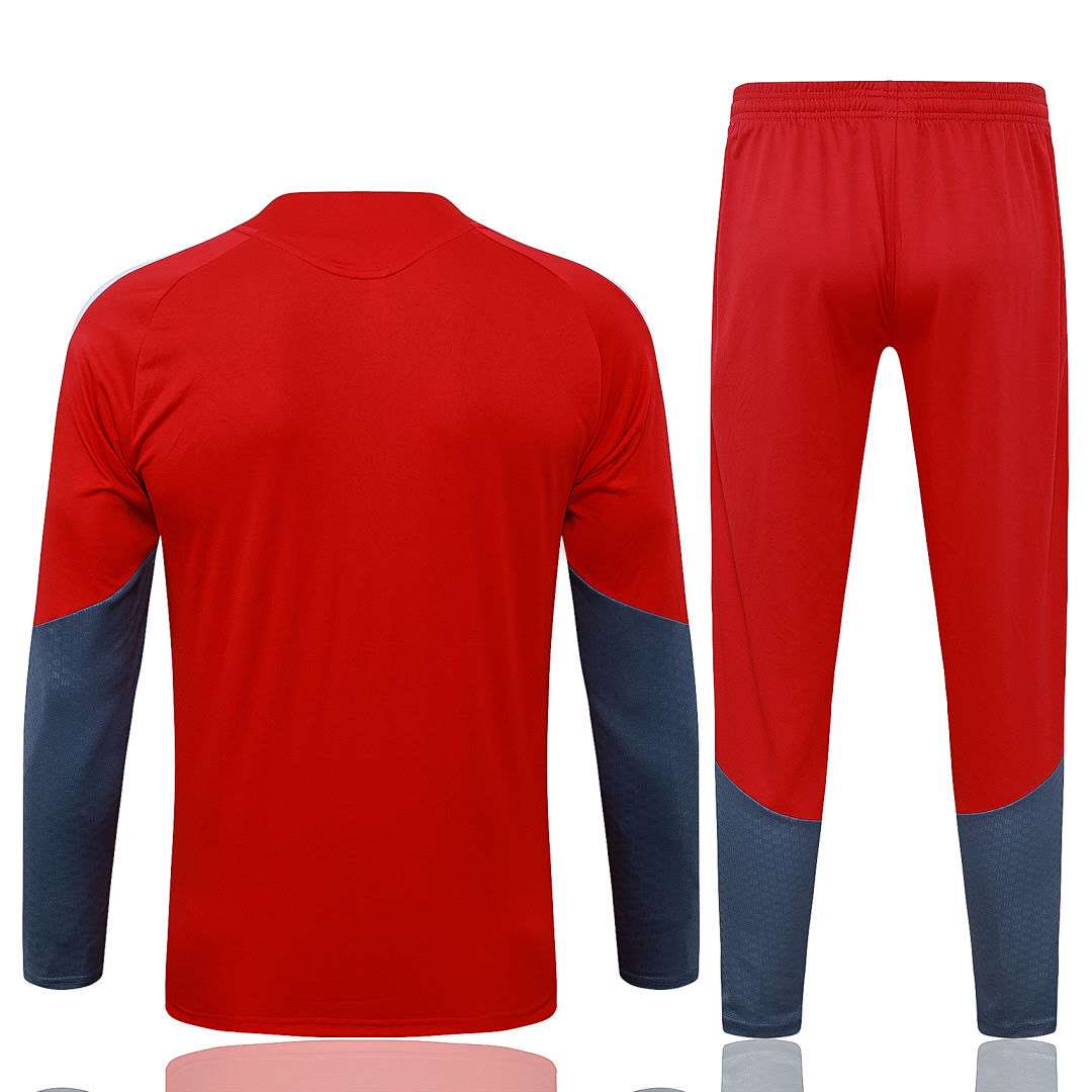 B26014# 2627 Brazil International Red Half-Zip Set S-2XL — foto 2