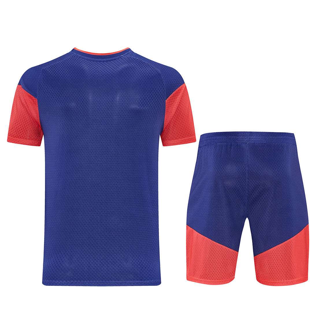 2627 Japan  blue short-sleeved set, sizes S-2XL — foto 2