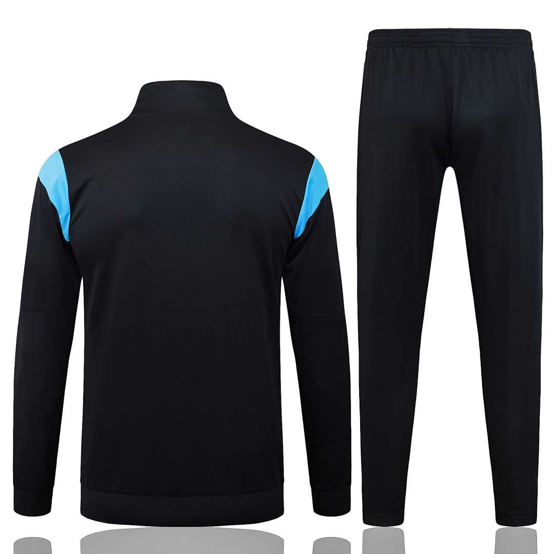 A2588# 2526 Gremio Black Long Zipper Suit S-2XL — foto 2