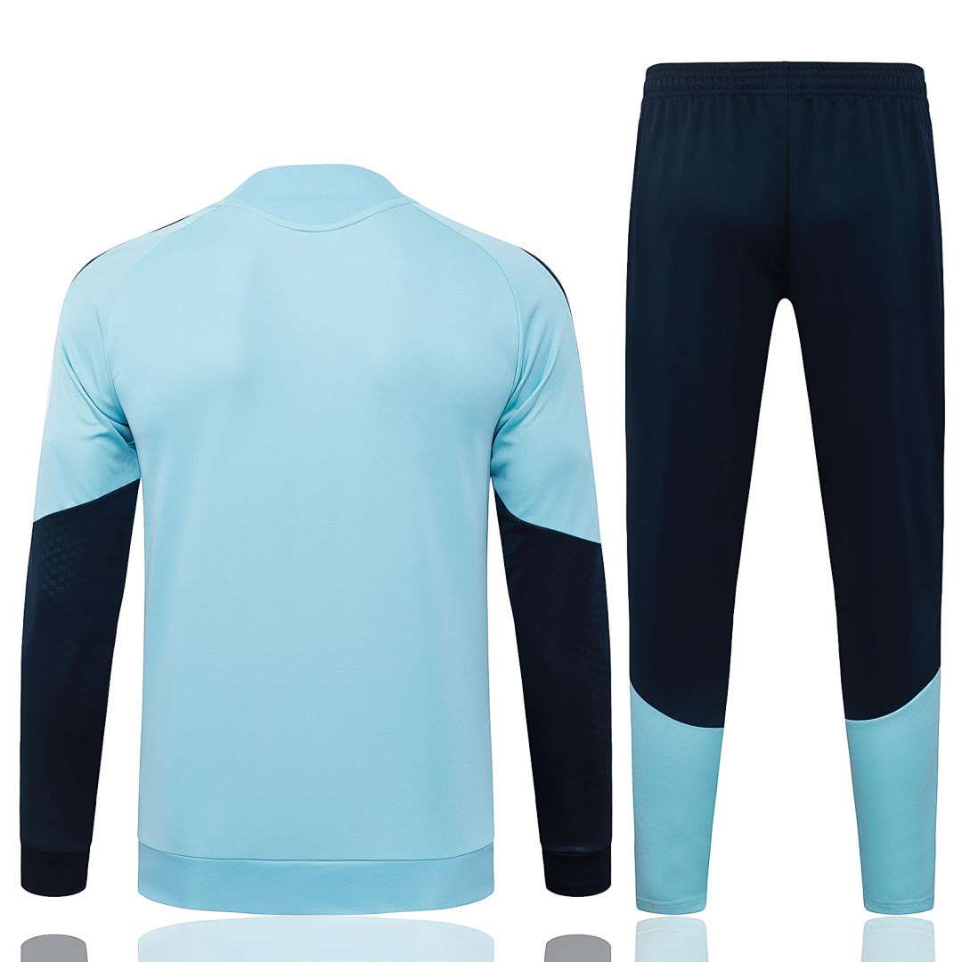 A26001# 2627 Argentina Sky Blue Long Zipper Suit S-2XL — foto 2