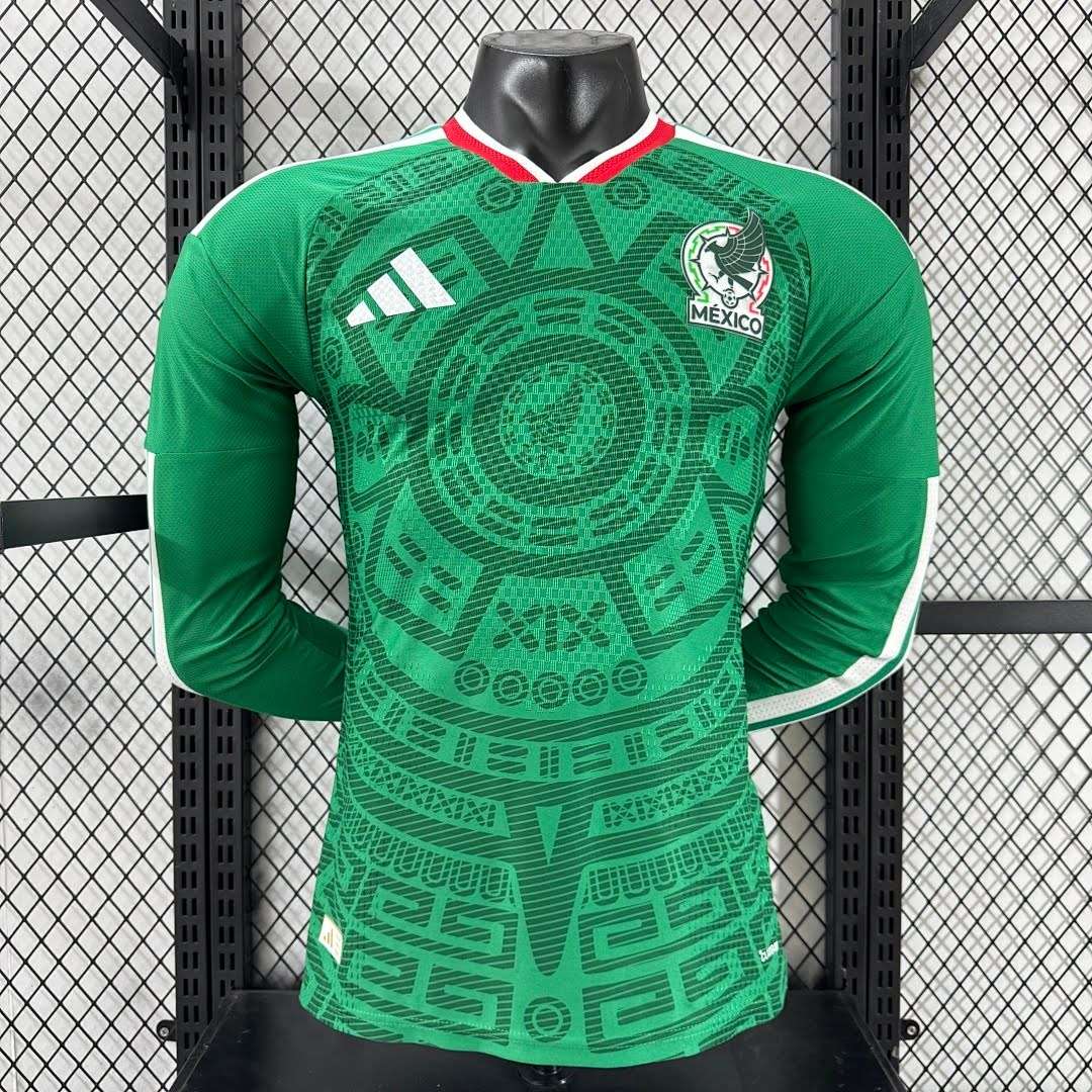 2627 Mexico home team players long-sleeved S-4XL — foto 1