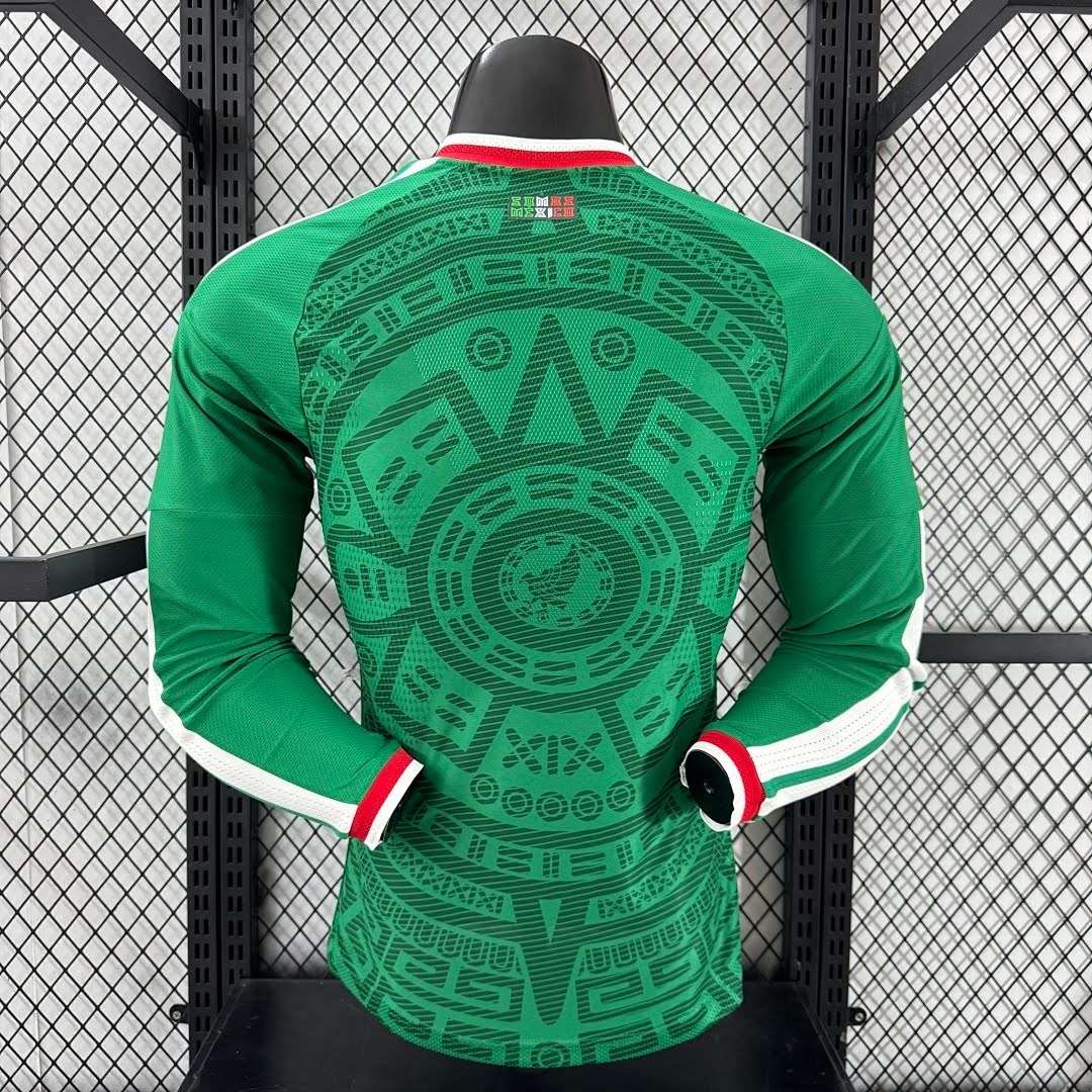 2627 Mexico home team players long-sleeved S-4XL — foto 2