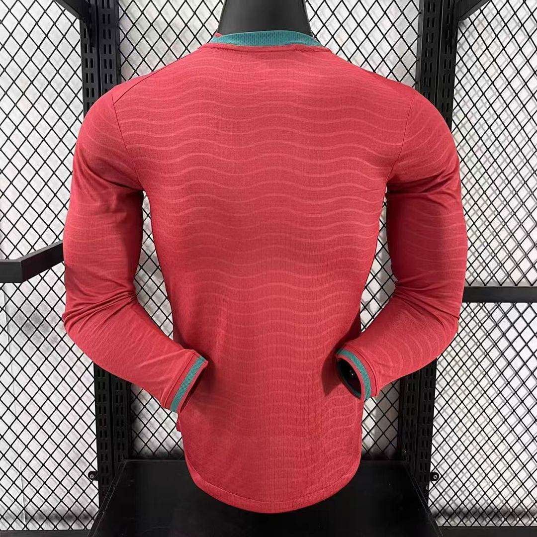 2627 Portugal home players long-sleeved shirts S-4XL — foto 3
