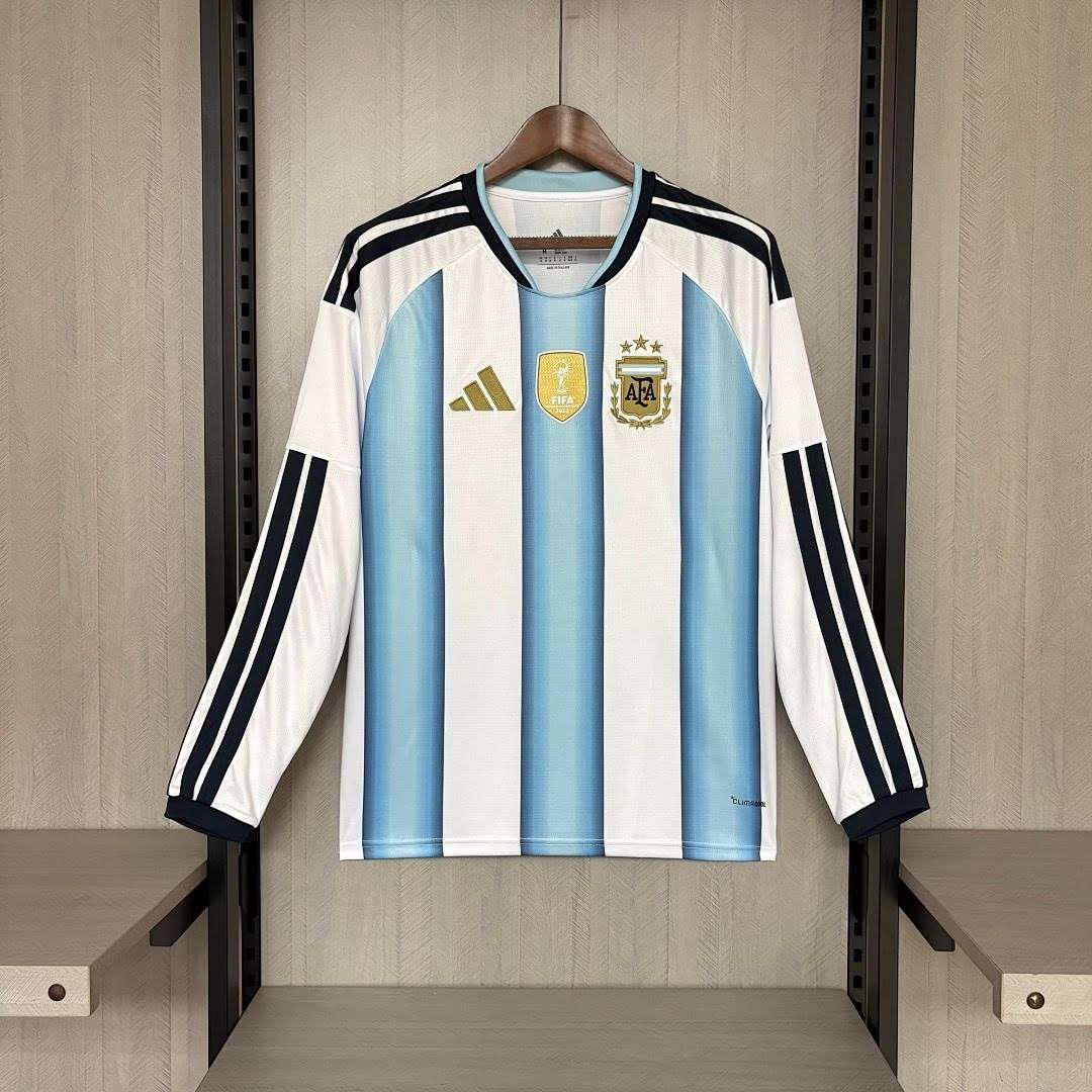2627 Argentina Home Jersey Long Sleeve S-4XL — foto 1