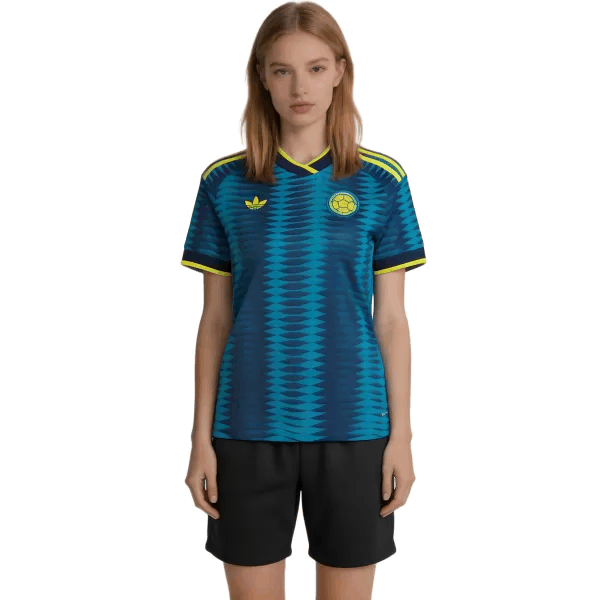 2627 Colombia away women's jersey S-2XL — foto 3