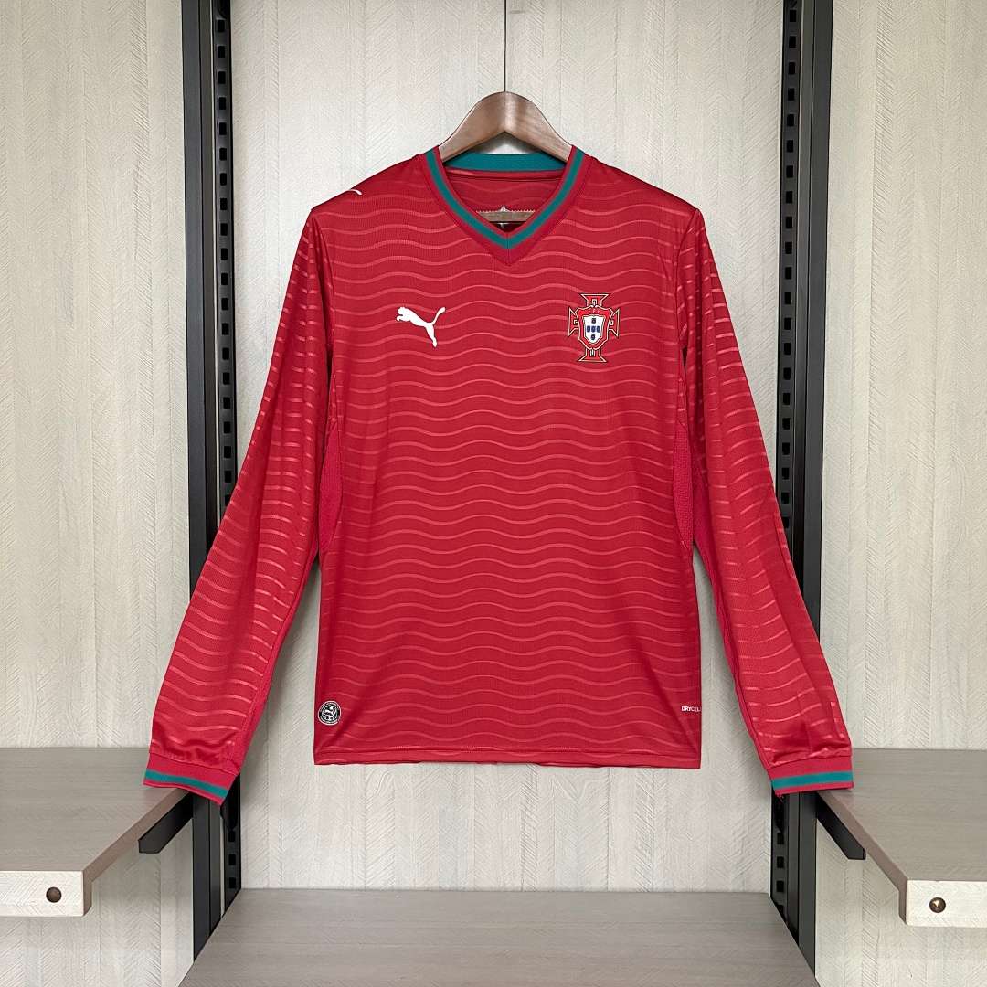 2627 Portugal Home Long Sleeve S-4XL — foto 1
