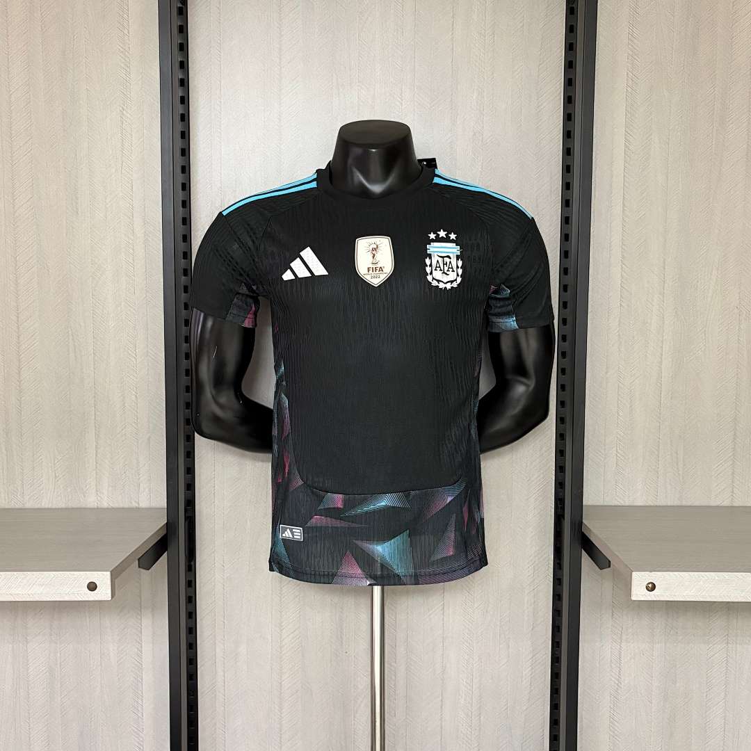 2627 Argentina Goalkeeper Black Jersey Player Version S-2XL — foto 1