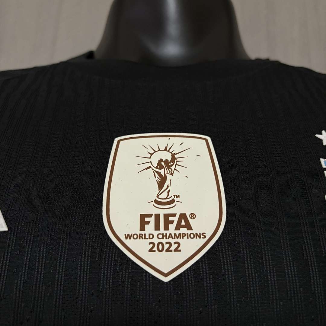 2627 Argentina Goalkeeper Black Jersey Player Version S-2XL — foto 4