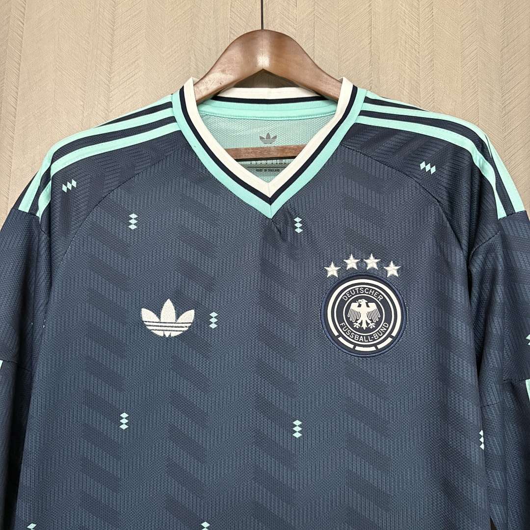 2627 Germany Away Long-Sleeve Jersey S-4XL — foto 3