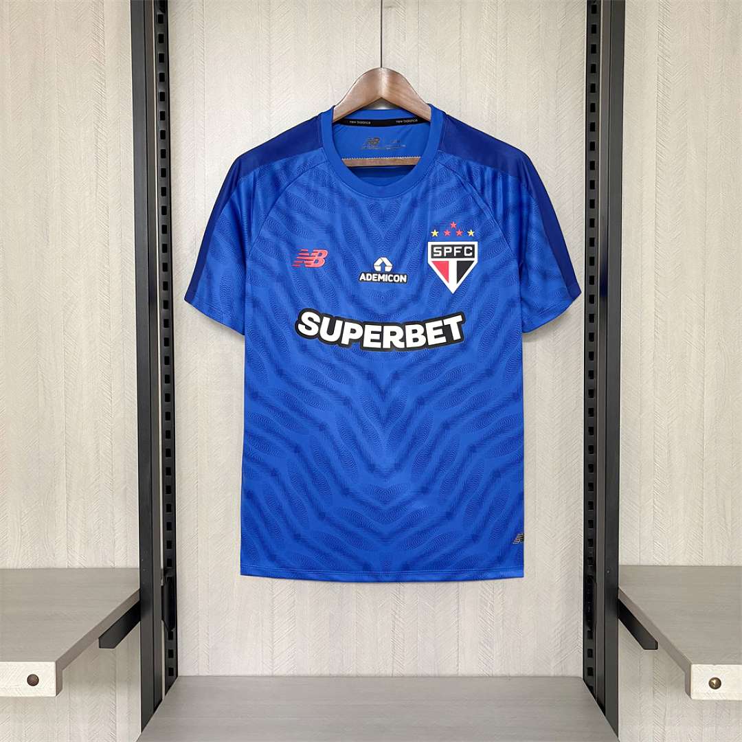 2627 São Paulo goalkeeper light blue jersey, size S-4XL — foto 1