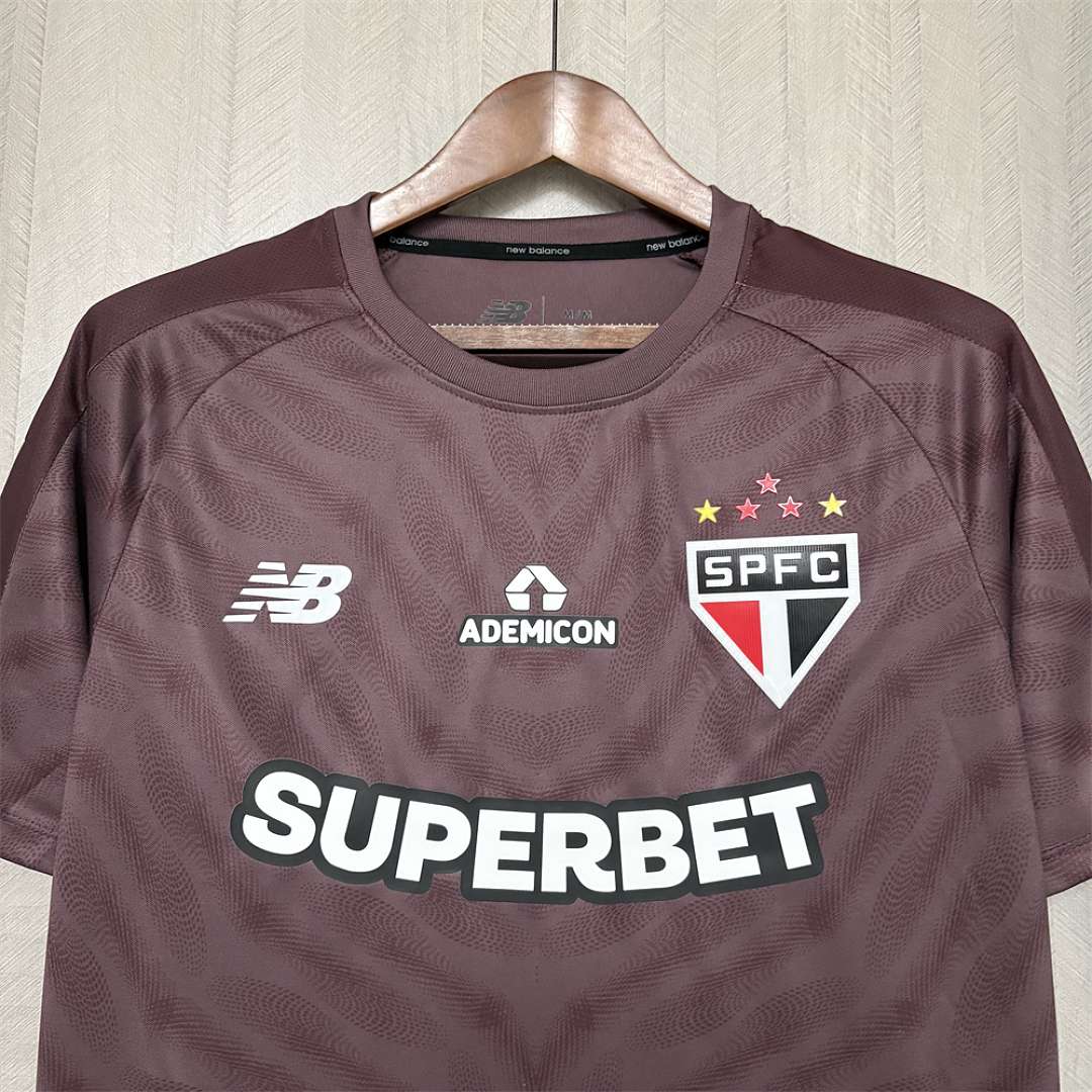 2627 São Paulo marrom jersey, sizes S-4XL — foto 3