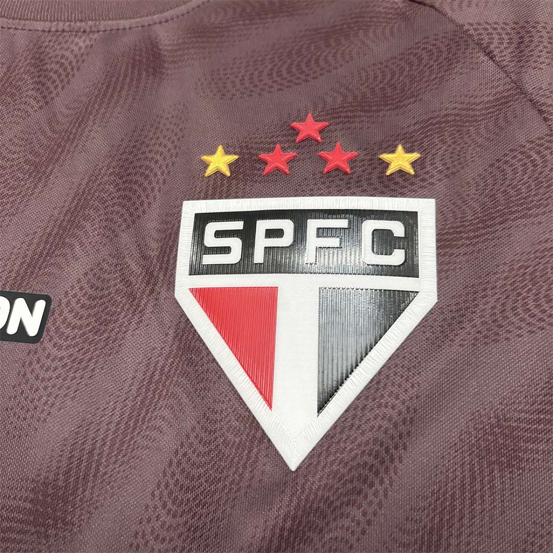 2627 São Paulo marrom jersey, sizes S-4XL — foto 5