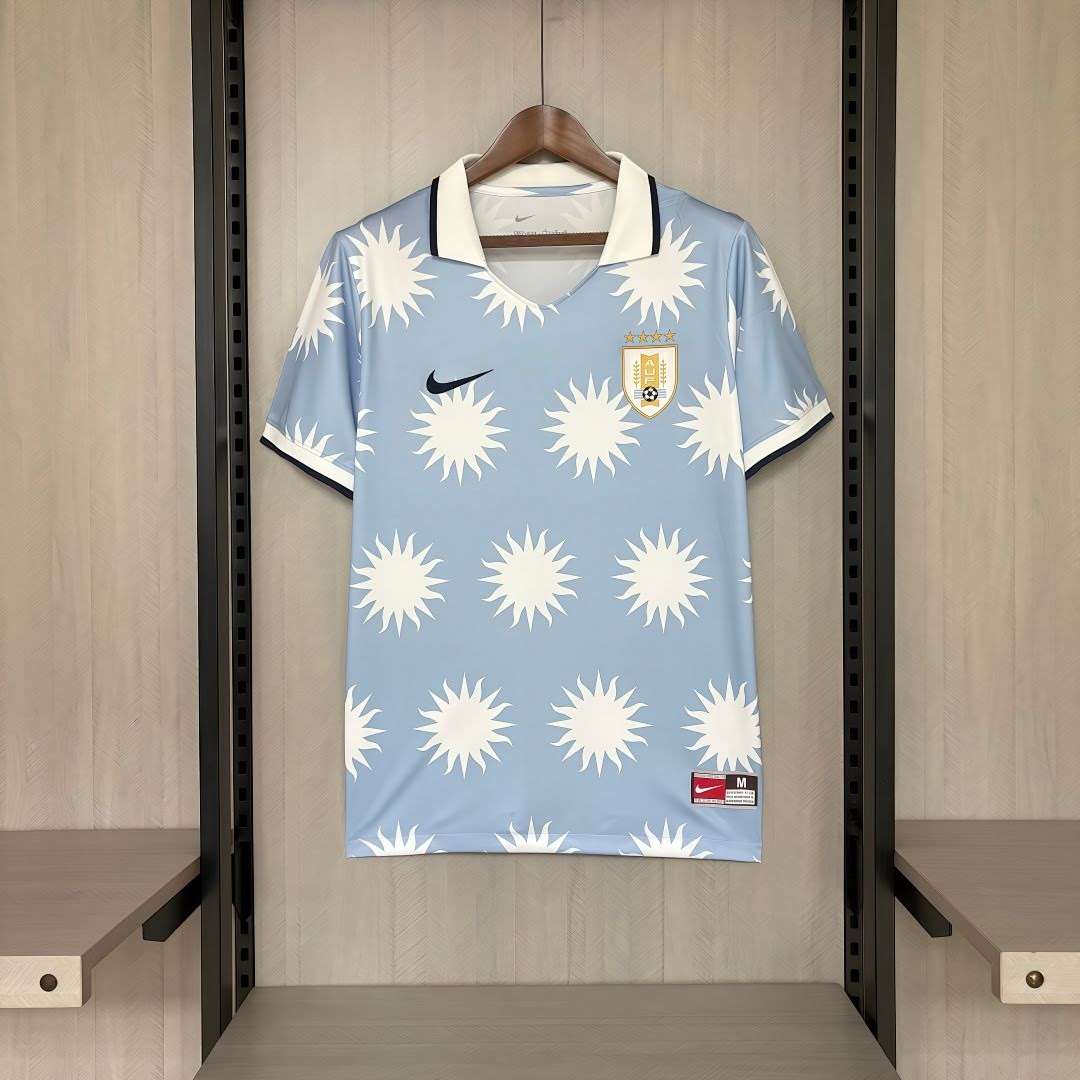 2627 Uruguay light blue jersey, sizes S-2XL — foto 1