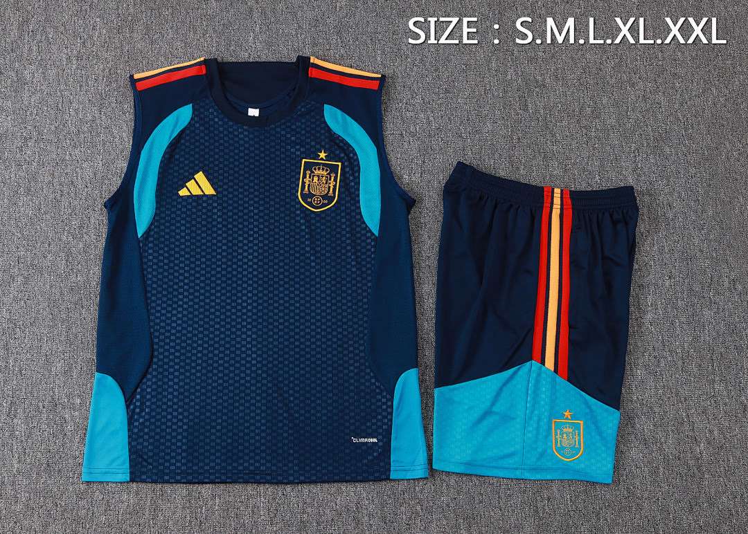 D26016# 2627 Spanish bao'lan colored vest set S-2XL — foto 3