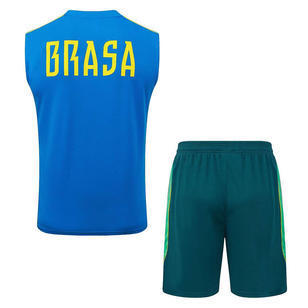 D26030# 2627 Brazilian Lake Blue Vest Set S-2XL — foto 2