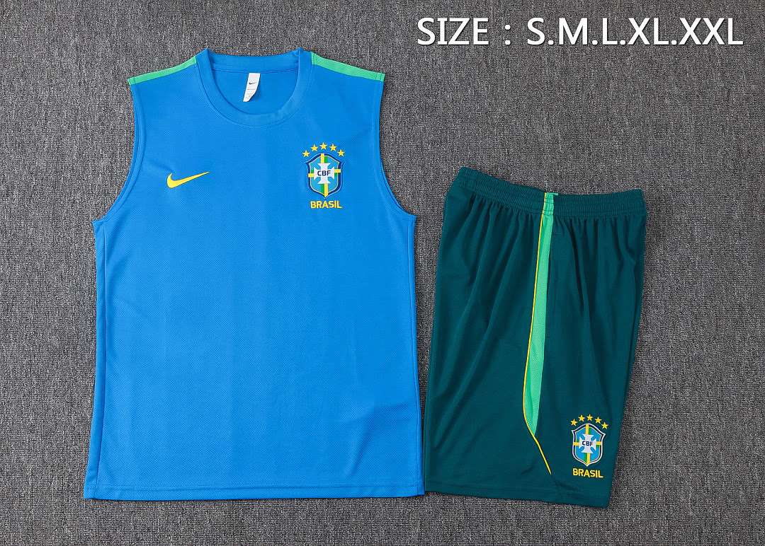 D26030# 2627 Brazilian Lake Blue Vest Set S-2XL — foto 3