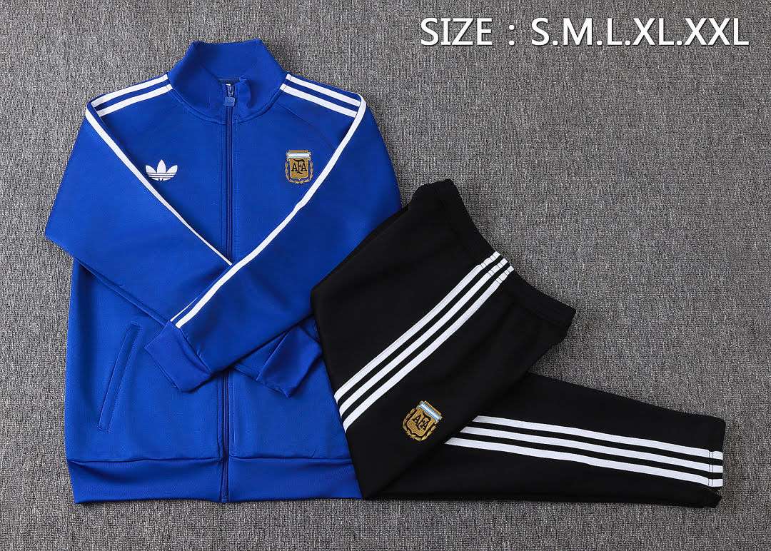 A26039# 2627 Argentine Blue Long Zipper Set S-2XL — foto 3