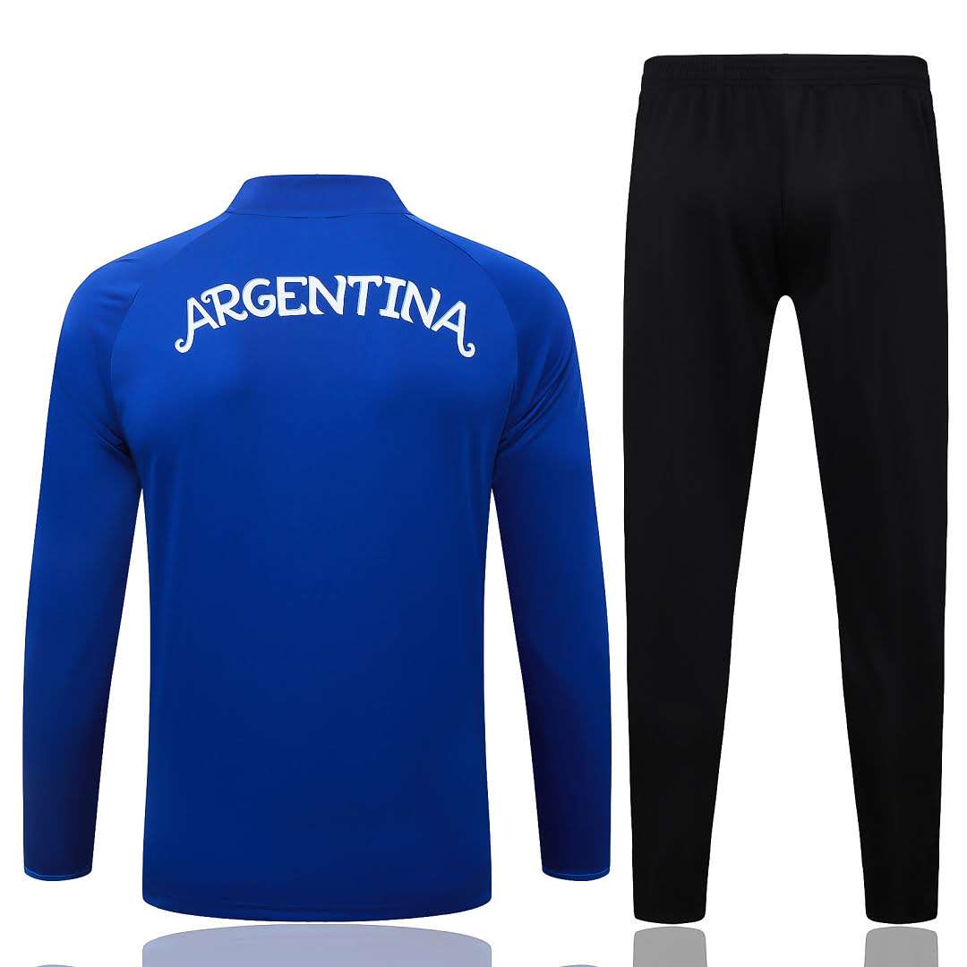 B26037# 2627 Argentine Blue Half-Zip Set S-2XL — foto 2