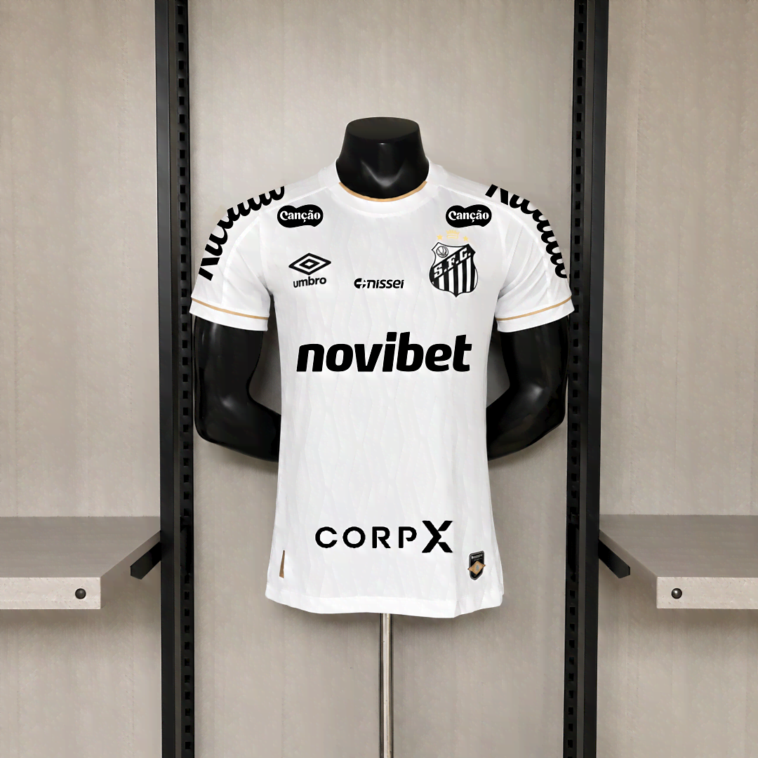 2627 Santos home player version jersey S-3XL — foto 4
