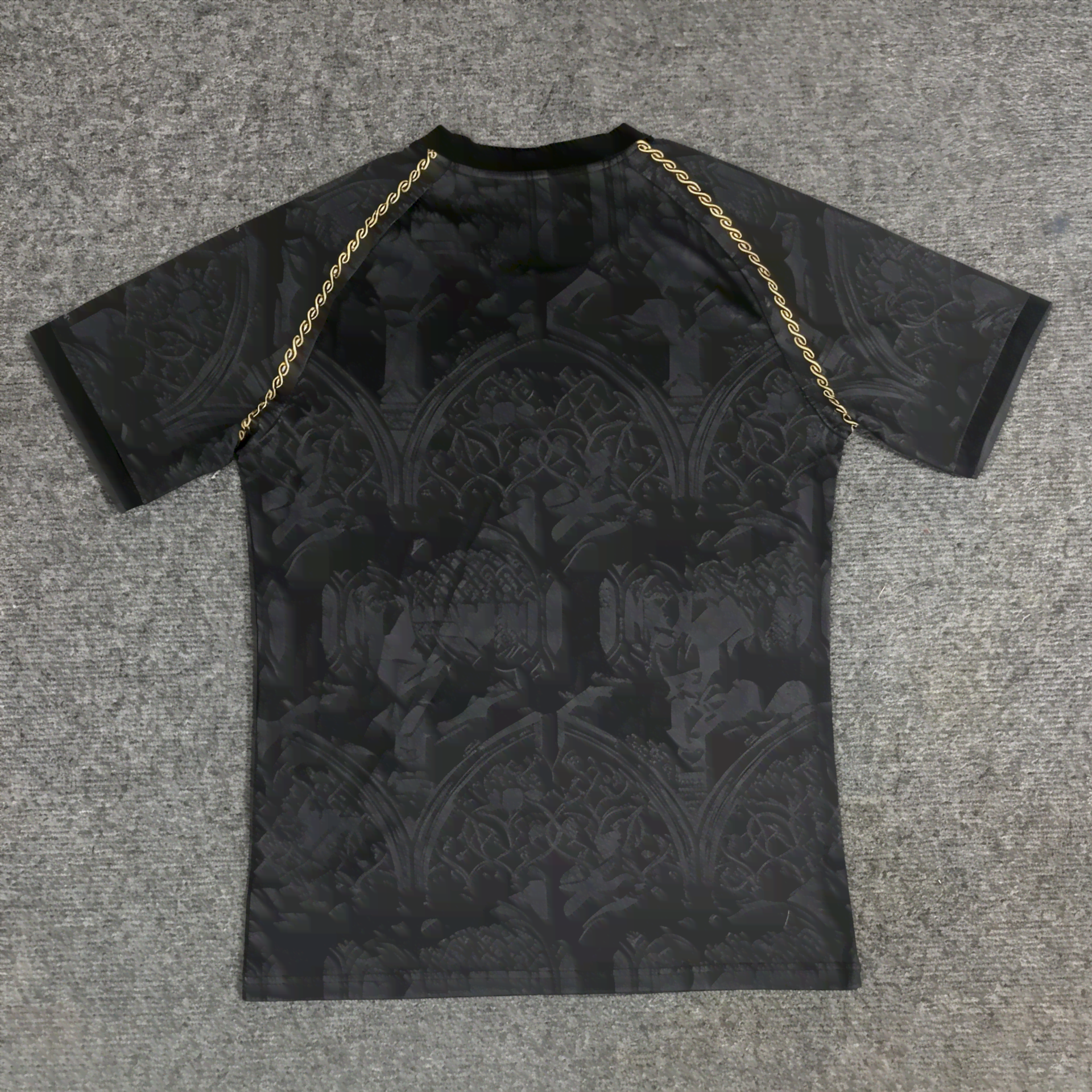 2627 Portugal National Team Lisbon Monastery Black and Gold Commemorative Special Edition Jersey S-2XL — foto 2