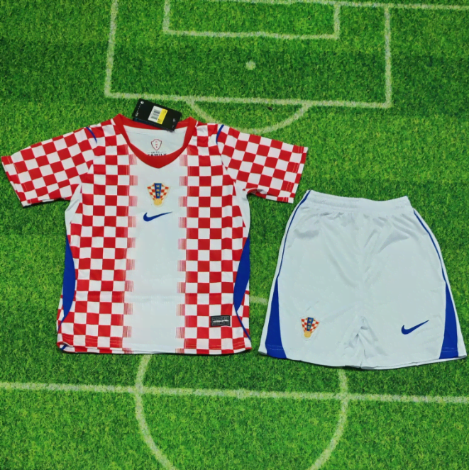 2627 Croatia Home  Kids' Jersey 16-28 — foto 4