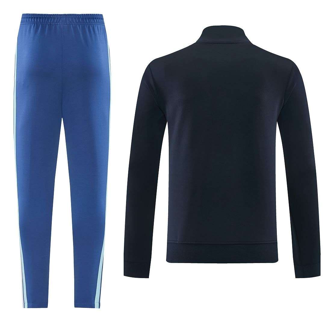 2627 Argentina Royal Blue Long Zipper Suit S-2XL — foto 2