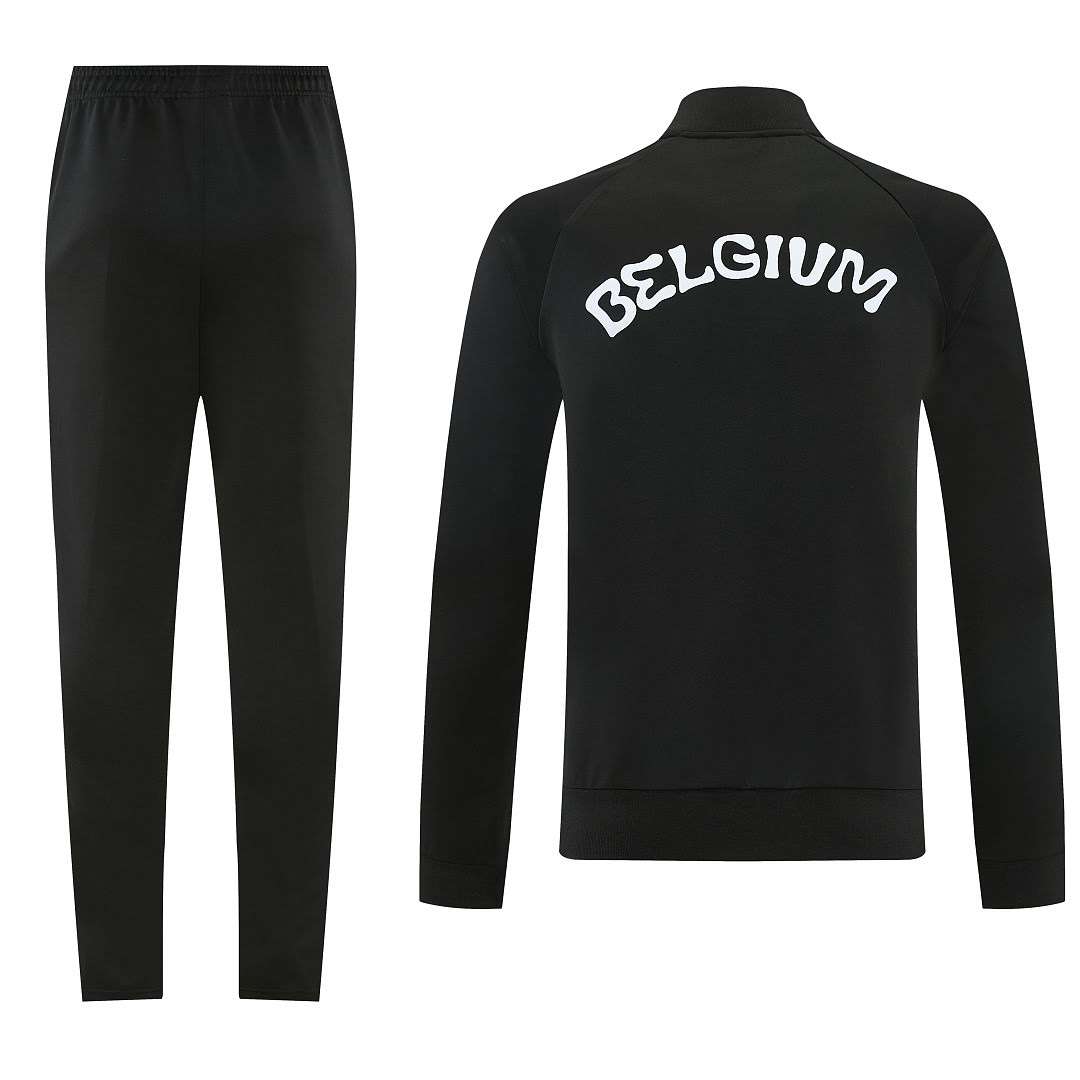 2627 Belgian Black Long Zipper Suit S-2XL — foto 2
