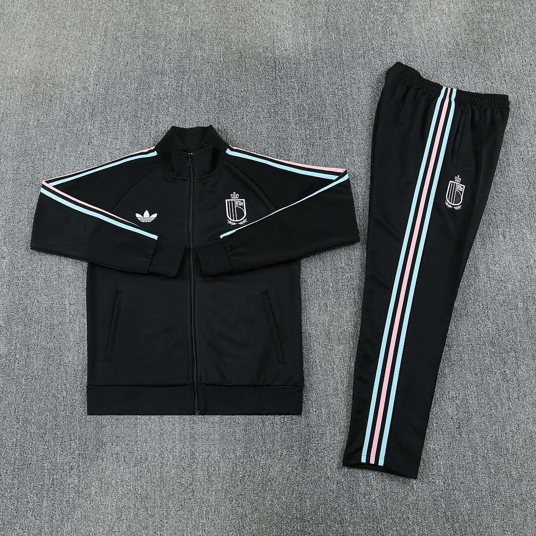 2627 Belgian Black Long Zipper Suit S-2XL — foto 3